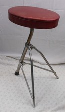 Vintage Ludwig Red Oval Drum Throne 