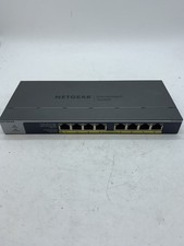 Netgear GS108PP 8-Port Gigabit PoE/PoE Unmanaged Switch No AC FREE S/H