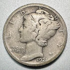1921-D   MERCURY DIME   NICE DETAIL   KEY DATE  #1819