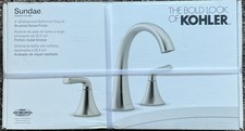 Kohler K-R28797-4D Sundae Widespread 2-Handles Bathroom Faucet - Brushed Nickel