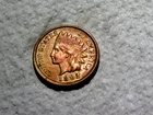 Nearly Full Red 1892 Brilliant Uncirculated 4 Diamonds Indian Head Penny D15
