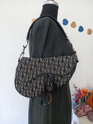 Christian Dior Oblique Saddle Bag/Tasche Vintage