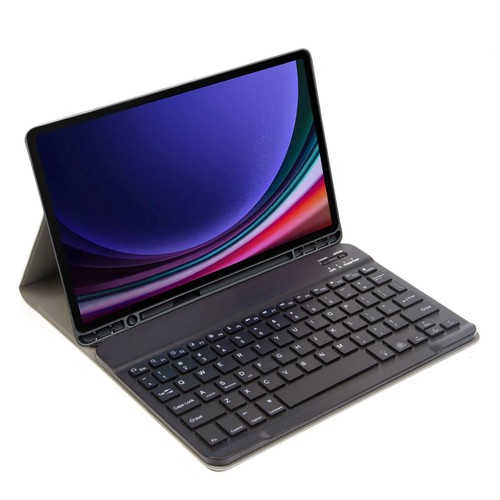 Set Bluetooth Tastatur in Weiß + Hülle für Samsung Galaxy Tab S9 FE 2023 X510 - 第 3/5 張圖片