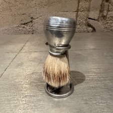 Antique Sheffield England Shaving Brush on Stand Crabtree Evelyn