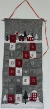Fabric Wall Hanging Advent Calendar 2025 Countdown to Christmas 25 Days Holiday