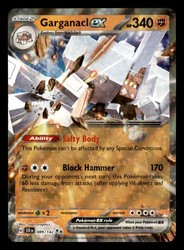 Garganacl ex 089/142 Stellar Crown Double Rare Holo