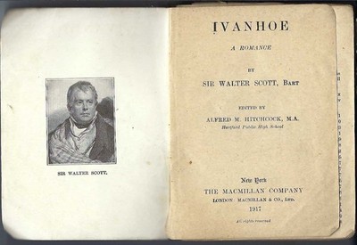 Ivanhoe by Sir Walter Scott, 1917 Macmillan Pocket Series, Missing Cover
