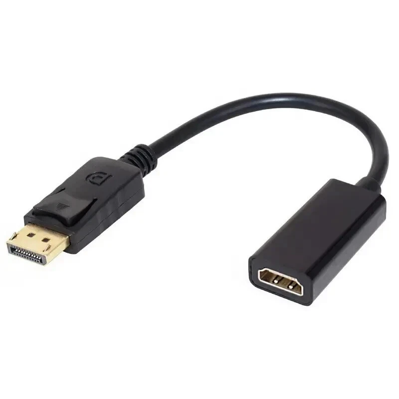 4K Display Port DP To HDMI Female Cable Adapter Converter Display Port for HDTV - Image 2 of 4