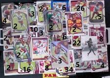 (197) CARD BASE INSERT LOT Terry McLaurin Washington Commanders FOOTBALL NFL
