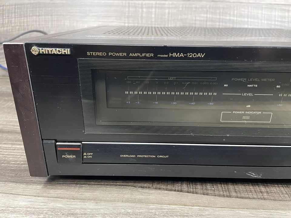 Amplificador de Potencia Estéreo Hitachi HMA-120AV, Probado y Funcionando Foto 2 de 4