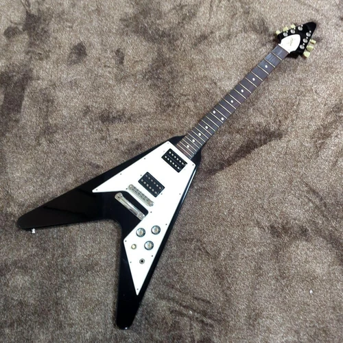 2002 Gibson Flying V Electric Guitar Black w/ Original Hard Case Used