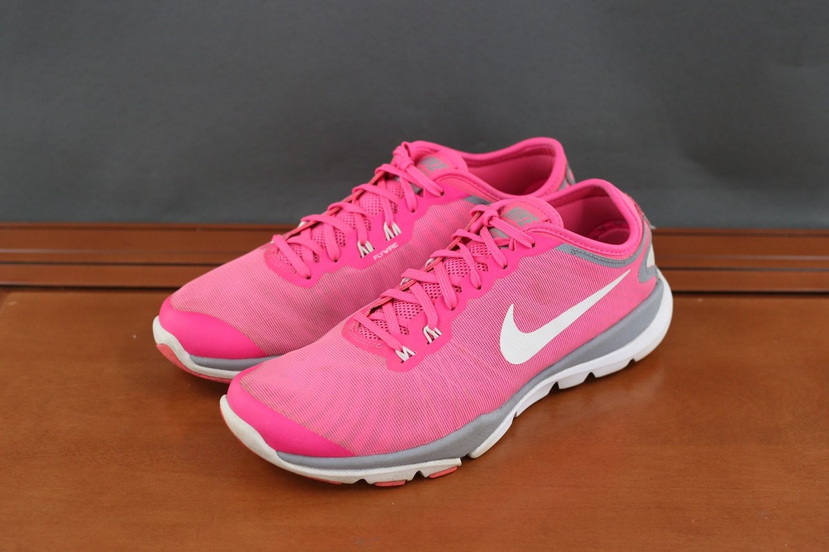 Nike Free TR Shoes Womens Size US Pink Training Flywire