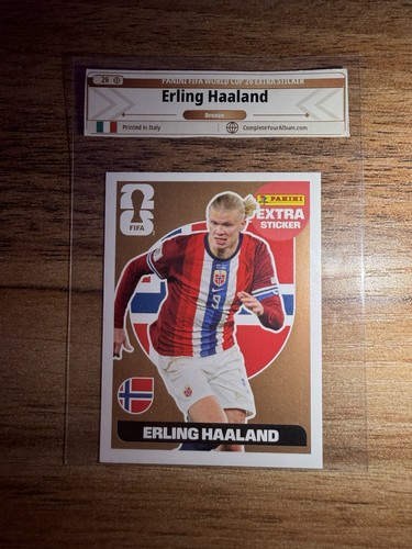 Erling Haaland — Panini FIFA World Cup 2026 Bronze Extra sticker