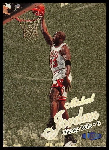 Michael Jordan 1997 Fleer Ultra Gold Medallion 23G Rare SP BULLS HOF