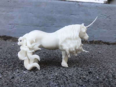 Arkane Aislinn Brander Ford Model Horse Unicorn Printed Resin LE Stablemate