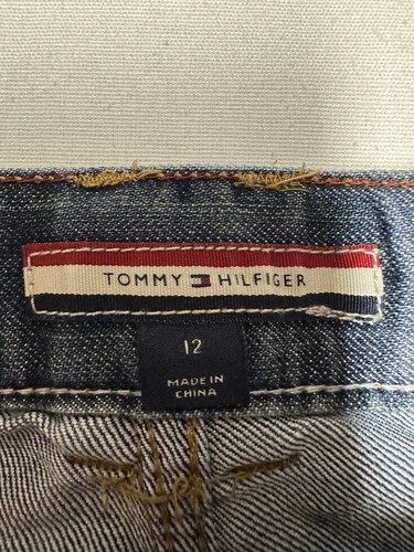Tommy Hilfiger Jeans Youth Kids 12 Blue Medium Wash Stretch Adjustable - Picture 2 of 6