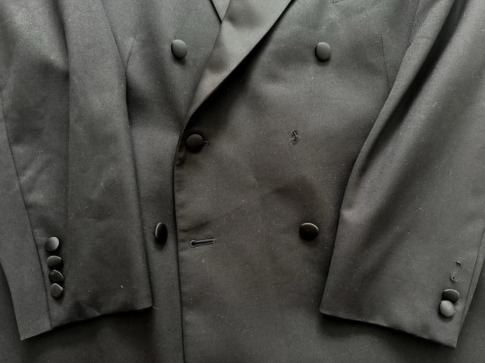 De colección. Chaqueta de Esmoquin Polo Ralph Lauren Etiqueta Azul Para Hombre 48R Doble Pecho Formal Foto 3 de 4