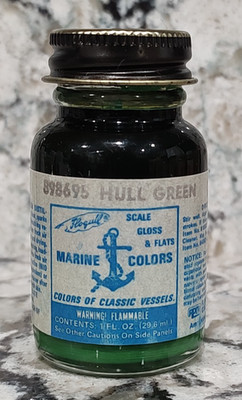 FLOQUIL MARINE COLORS MODEL PAINT - 1oz 1 oz OUNCE - HULL GREEN