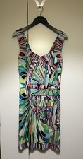Féraud Paris Damen Kleid A-Linie Viskose abs...