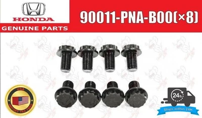 HONDA ACURA GENUINE CIVIC SI RSX K20 K24 FLYWHEEL BOLT SET OEM - Bild 1 von 4