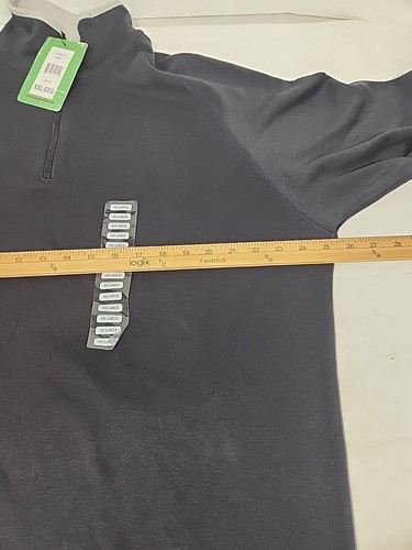 Boston Traders Quarter Zip Mens 2XL 100% Pima Cotton Navy Casual Comfort New - Picture 6 of 7
