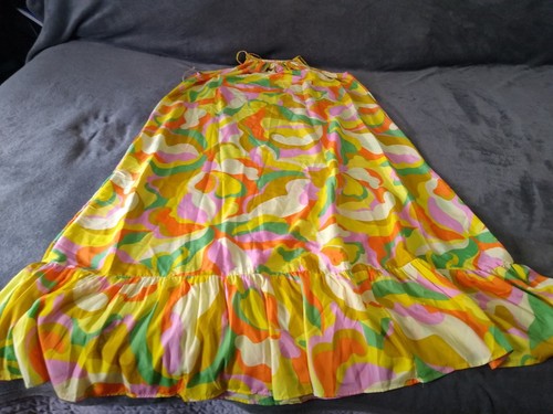 True Destinations Resort Wear Dress Coverup NWT Size M Maxi Dress Multi Color - Picture 11 of 18
