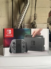 Nintendo Switch Console Retail Box ONLY Gray NO Insert Tray Replacement Box