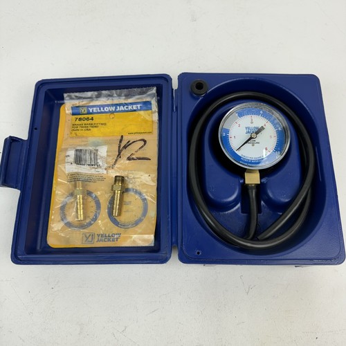 Yellow Jacket 78060 Manometer Gas Pressure Test Kit w/ Case eBay
