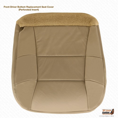 2000 2001 2002 Lincoln Navigator Driver Bottom Replacement PERFORATED Cover Tan - Picture 3 of 12