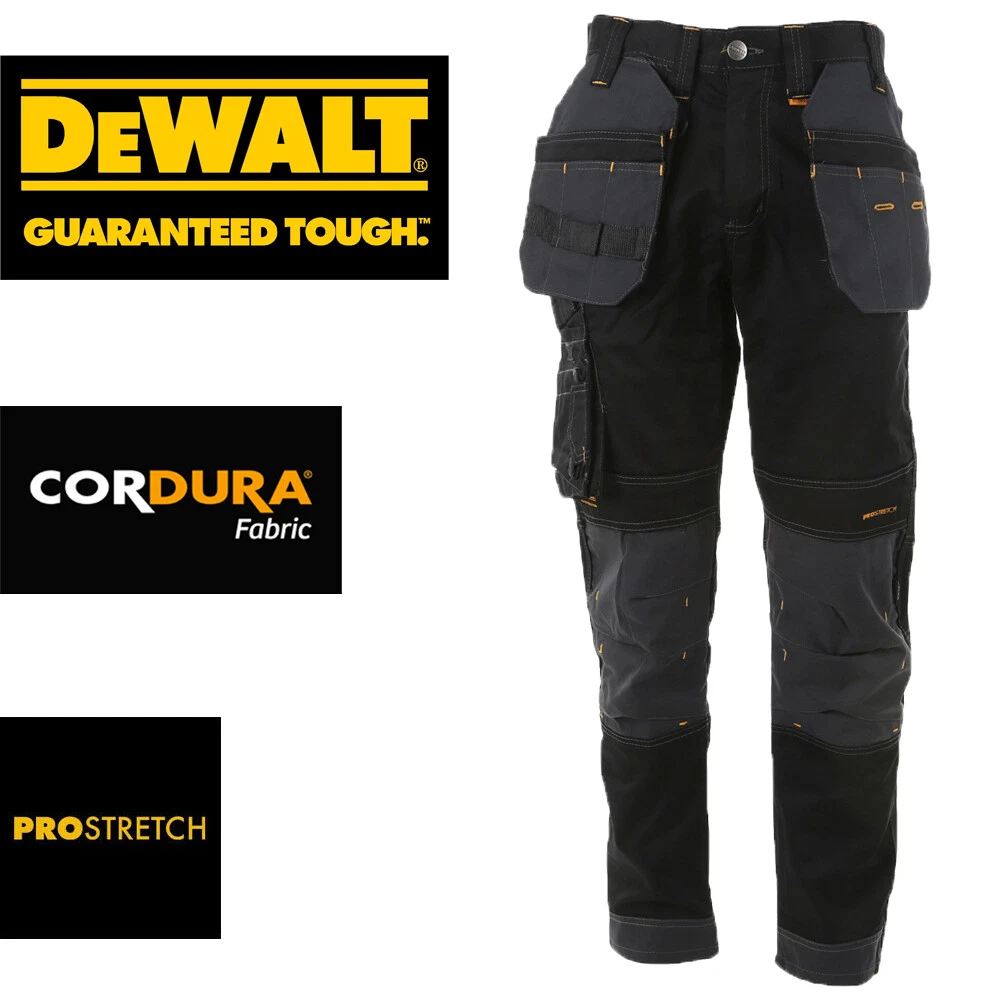 Black stretch hotsell work trousers