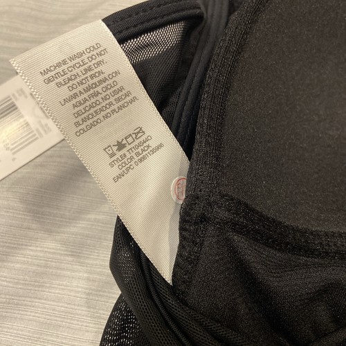 Time and Tru Women's Classic Black Mesh Inset One Piece Swimsuit SZ S/M/L or XL - Picture 45 of 47