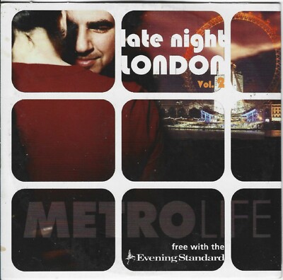 LATE NIGHT LONDON VOL2 - VARIOUS ARTISTS - EVENING STANDARD PROMO MUSIC CDOMO CD
