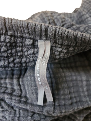 Anthropologie Harems-Overall Damen XS anthrazit Waffelstrick übertriebener Lauf - Bild 7 von 10