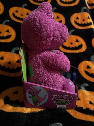 Barney’s World Sensory Barney Plush With Pop It Attached In Hand Ready To Ship - Picture 4 of 4