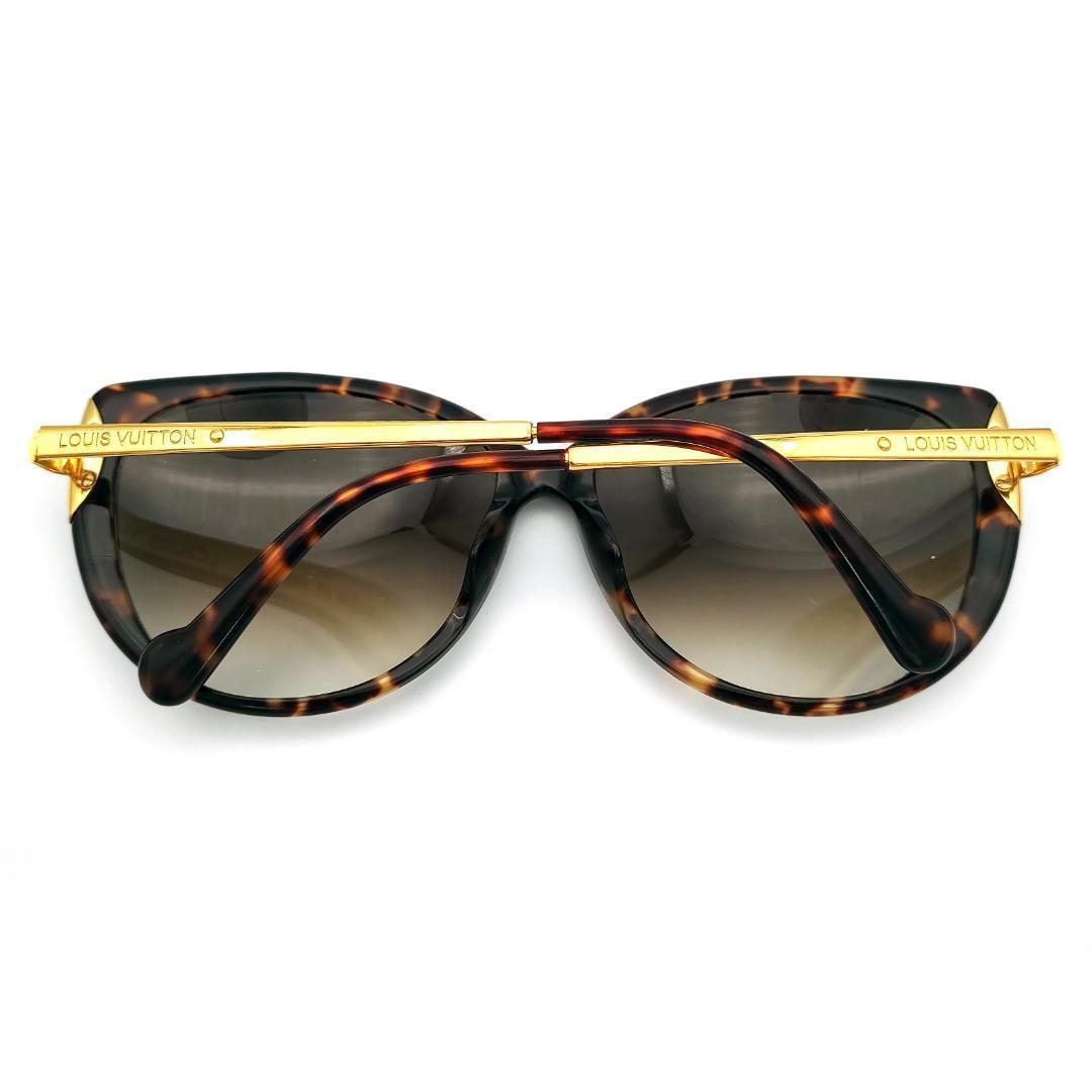 Louis Vuitton Z0756E Cats Sunglasses 58□15 140 R0128 Gold