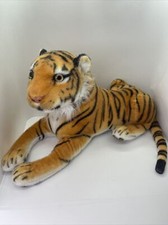 Tiger 18" x 28" Paw To Tail Long Stuffed Animal Plush By Tale Toys Viahart