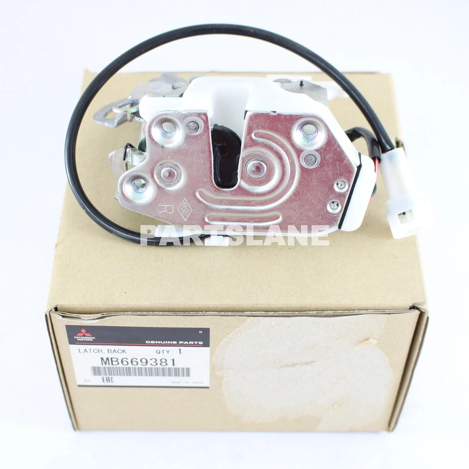 Pestillo de puerta trasera genuino fabricante de equipos originales Mitsubishi Montero 1992-2000 MB669381 Foto 2 de 2