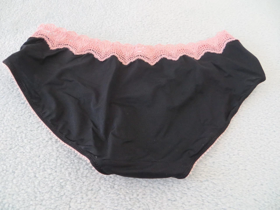 NWT - Jezebel bikinis - pink trim - black - Size S - Image 3 of 3
