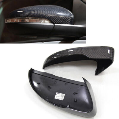 2PCS Carbon Fiber Mirror Cover Cap For 2010-2016 Volkswagen Scirocco EOS CC