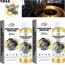 2Pcs Anti-Wear Engine Treatment Oil Additive Highly Effective Engine Protectant