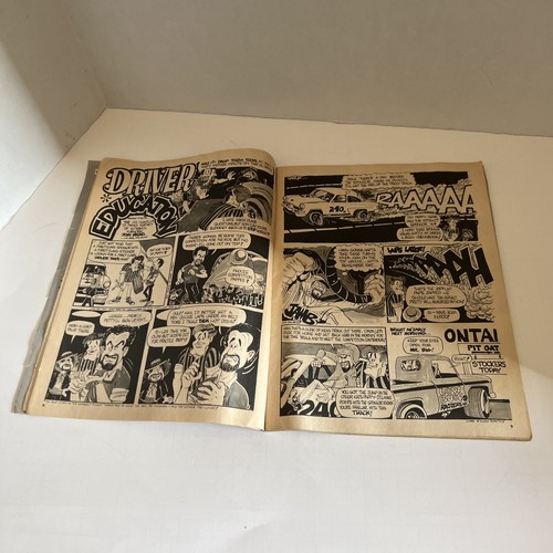 July 1971 Hot Rod Cartoons Auto Racing Drag Race Car Comic Book Toons NHRA News - Imagen 6 de 10