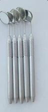 German X5 Dental Mouth Mirror #5 Unique Hollow Handle Dental Instruments Dentist