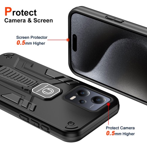 Antifall Hybrid Armor For OPPO A79 A38 A58 A78 K10 A93 A96 A54 Stand Case Cover - 第 5/11 張圖片