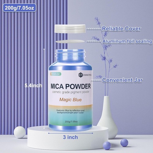 Mica Powder 10g Bottle Natural Pigment for Resin Soap Candle Lip Gloss - Picture 134 of 178