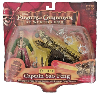 Pirates of the Caribbean At Worlds End Deluxe Captain Sao Feng - New Old Stock