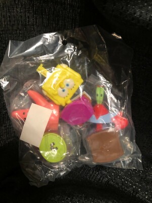 DecoPac Sponge Bob wacky launchers / cake topper decorating kit / NEW 