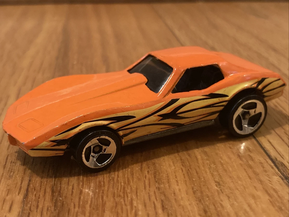 Vintage HOT WHEELS CORVETTE STINGRAY Mattel Orange Die-Cast Car Tattoo 1975  NICE | eBay