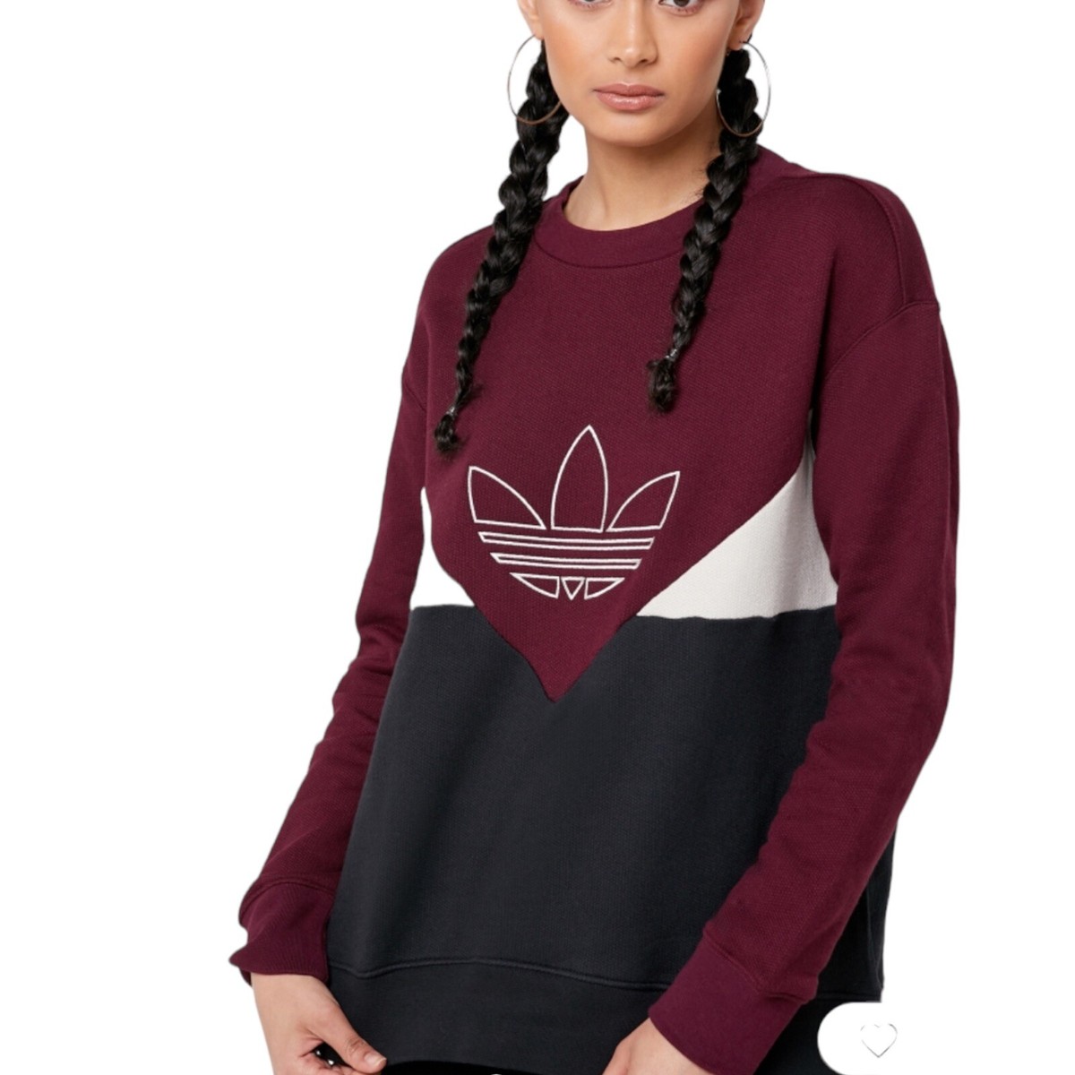 Adidas Originals Trefoil Colorado Knit Colorblock Sweatshirt