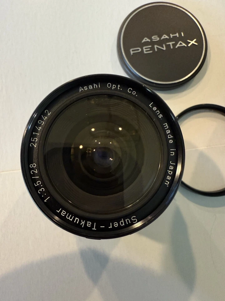Asahi Pentax Super Takumar 1:3.5/28 Manual Focus Lens w/Case - Image 4 of 4