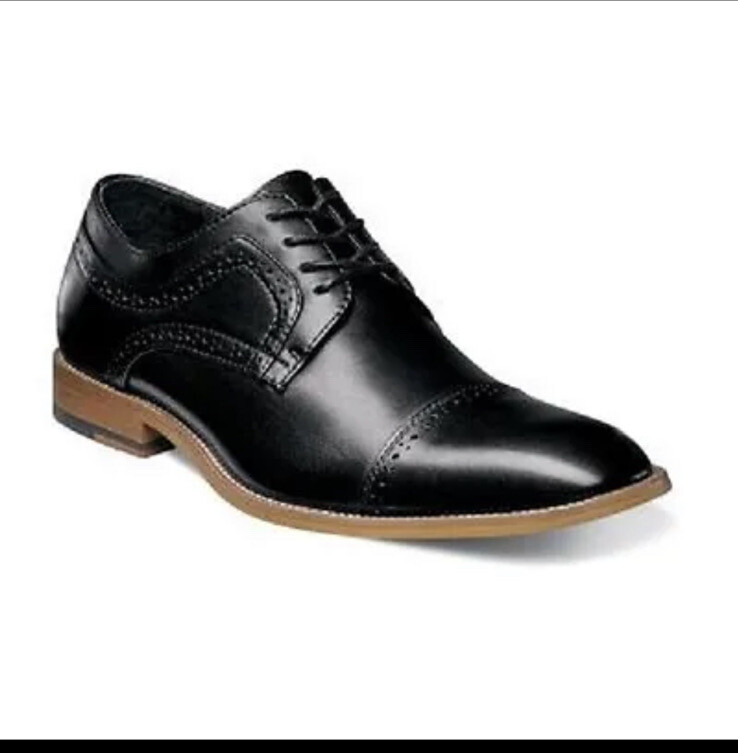 Stacy Adams Mens shoes Dickinson Cap Toe Oxford classic  display picture 1